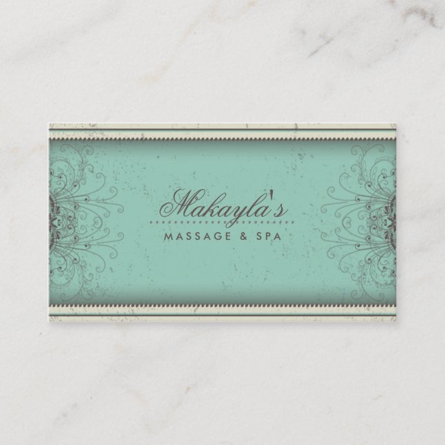 Tarjetas elegantes de la cita del damasco del (Anverso)