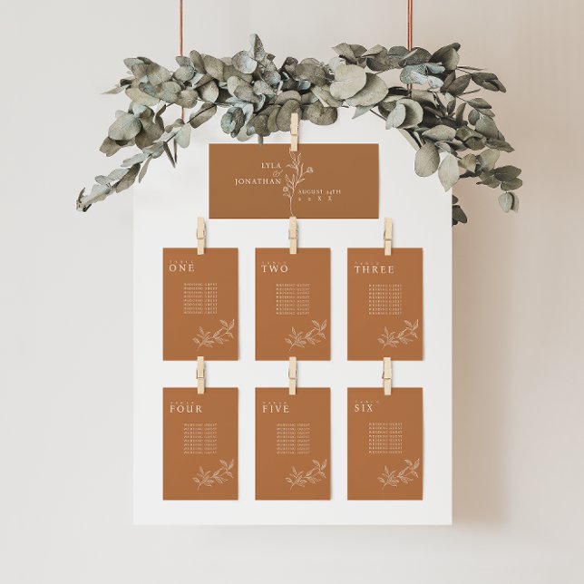 Tarjetas elegantes de la tabla de asientos del Bod (Subido por el creador)