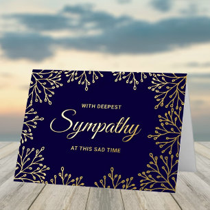 Tarjetas Elegantes Florales de Sincronía de Hoja d