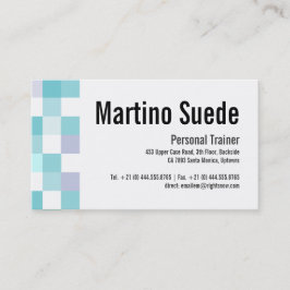 Tarjetas elegantes frescas con patrón moderno frío