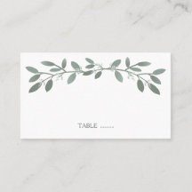 Tarjetas elegantes para los Bodas Eucalyptus