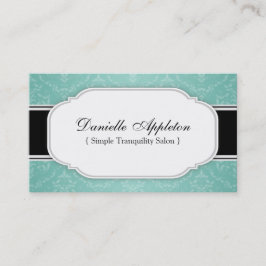 Tarjetas elegantes verde azuladas modernas de la