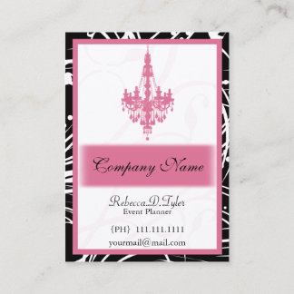 tarjetas empresariales de Moda rosa