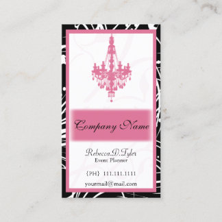 tarjetas empresariales de Moda rosa