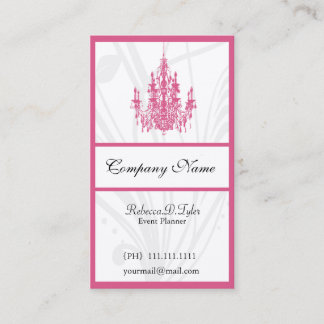 tarjetas empresariales de Moda rosa