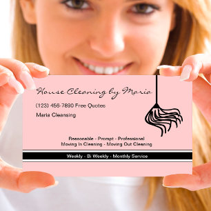 Tarjetas Empresariales Maid Housekeeper