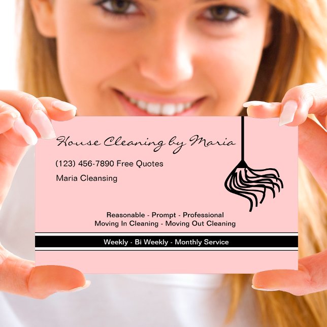 Tarjetas Empresariales Maid Housekeeper (Subido por el creador)