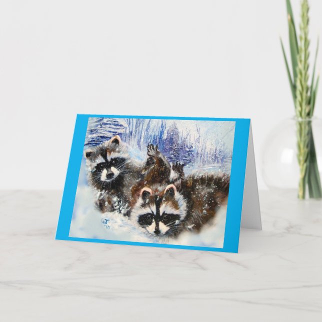 Tarjetas en blanco con temática de vida silvestre (Anverso)