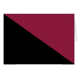 Tarjetas en blanco de bloque de color (negro y roj