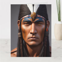 TARJETAS EN BLANCO DE LA INDIA AMERICANA NATIVA