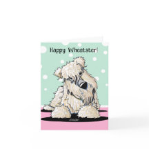 Tarjetas en blanco de la Pascua Terrier de Rueda