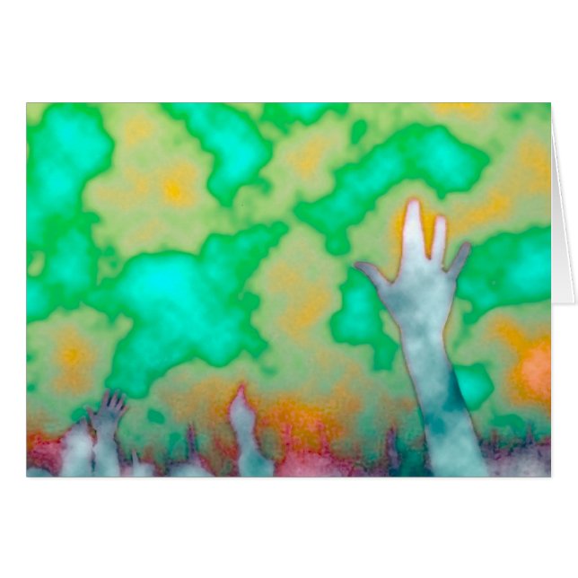 Tarjetas enrrolladas de las manos (Anverso (Horizontal))