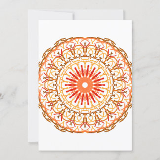 Tarjetas estacionarias en blanco Sunshine Mandala