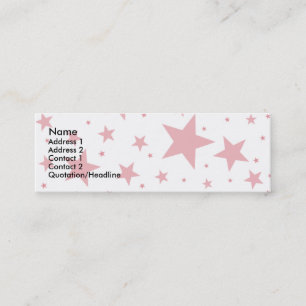 Tarjetas estupendas del perfil de la estrella