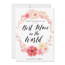 Tarjetas Feliz Día De La Madre A La Mejor Mamá Del