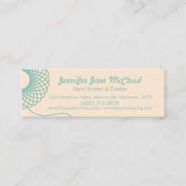 Tarjetas flacas poner crema verde azuladas del