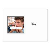 Tarjetas flash familiares personalizadas de fotos