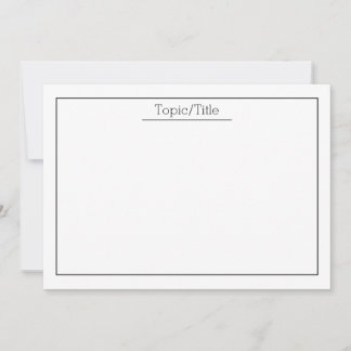 Tarjetas flash simples con título