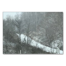 Tarjetas Flashcard de lectura de rutas de nieve pa