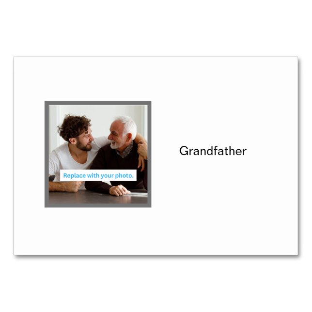 Tarjetas Flashcards familiares personalizadas para (Anverso)