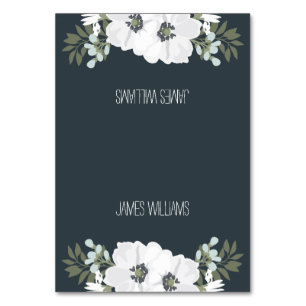 Tarjetas Florales Boda Con Flores Blancas