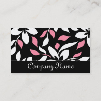Tarjetas florales negras/de las rosas y blancas