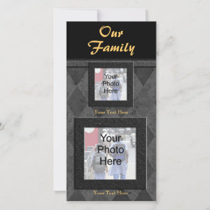 Tarjetas fotográficas clásicas de la familia negra