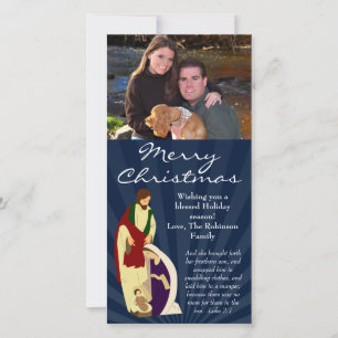 Tarjetas fotográficas cristianas personalizadas