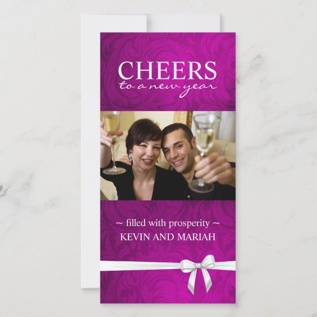 Tarjetas fotográficas de Año Nuevo (Anverso)