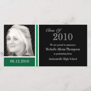 Tarjetas fotográficas de Invitación de graduación
