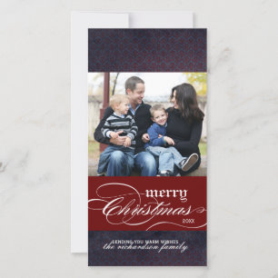 Tarjetas fotográficas de Navidad (4x8)