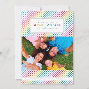 Tarjetas fotográficas de vacaciones brillantes y c