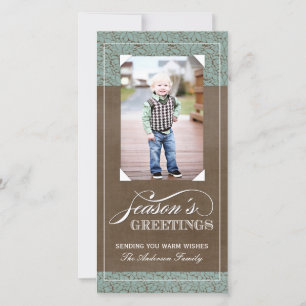 Tarjetas fotográficas de vacaciones clásicas (4x8)