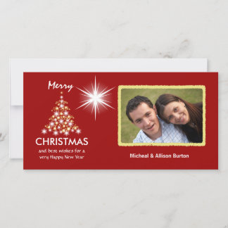 Tarjetas fotográficas de vacaciones de Navidades p