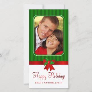 Tarjetas fotográficas de vacaciones de Navidades p
