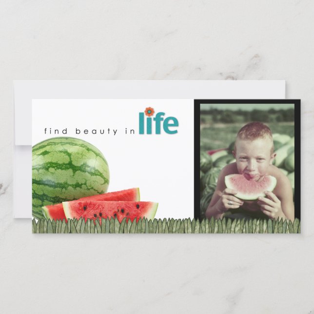 tarjetas fotográficas de verano (Anverso)