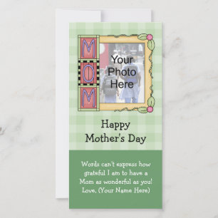 Tarjetas fotográficas del Día de la Madre personal