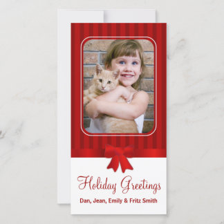 Tarjetas fotográficas familiares de navidades