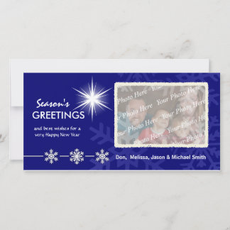 Tarjetas fotográficas familiares de personalizado