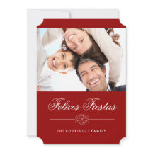 Tarjetas fotográficas Felices Fiestas