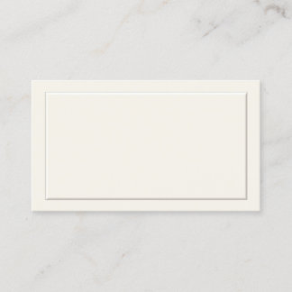 Tarjetas fuera de lugar formal blanco