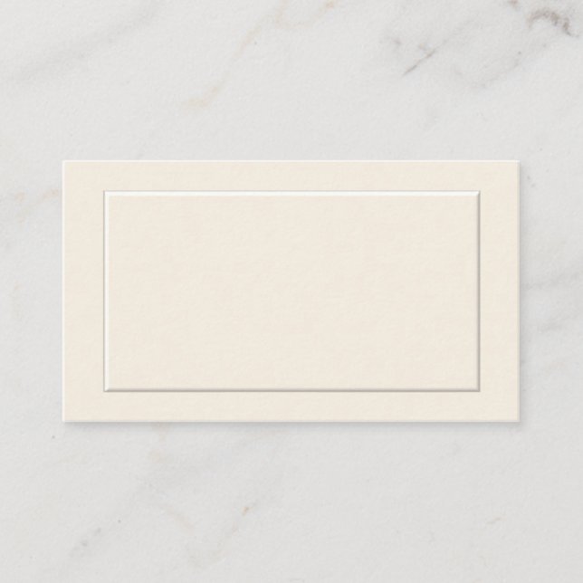 Tarjetas fuera de lugar formal blanco (Anverso)