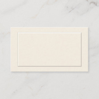 Tarjetas fuera de lugar formal blanco