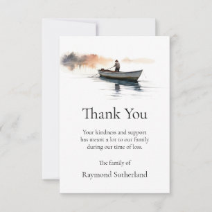 Tarjetas funerarias, Tarjeta de Nota para barcos p