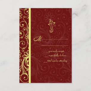 Tarjetas Ganapati Wedding RSVP