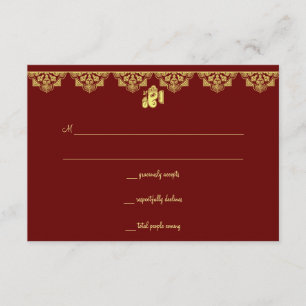 Tarjetas Ganesh Wedding RSVP