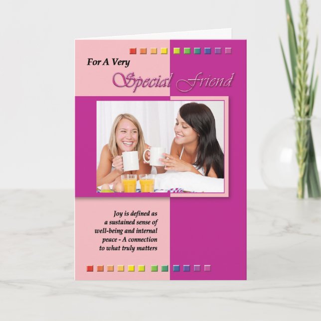 Tarjetas gay - amigo especial (Anverso)