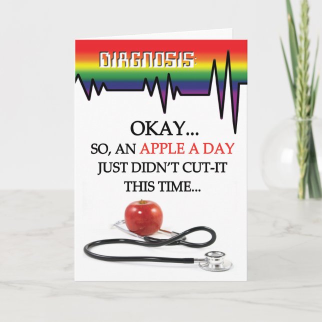 Tarjetas gay - Apple diario (Anverso)
