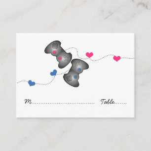 Tarjetas Geeky Gamer Boda Place