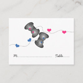 Tarjetas Geeky Gamer Boda Place